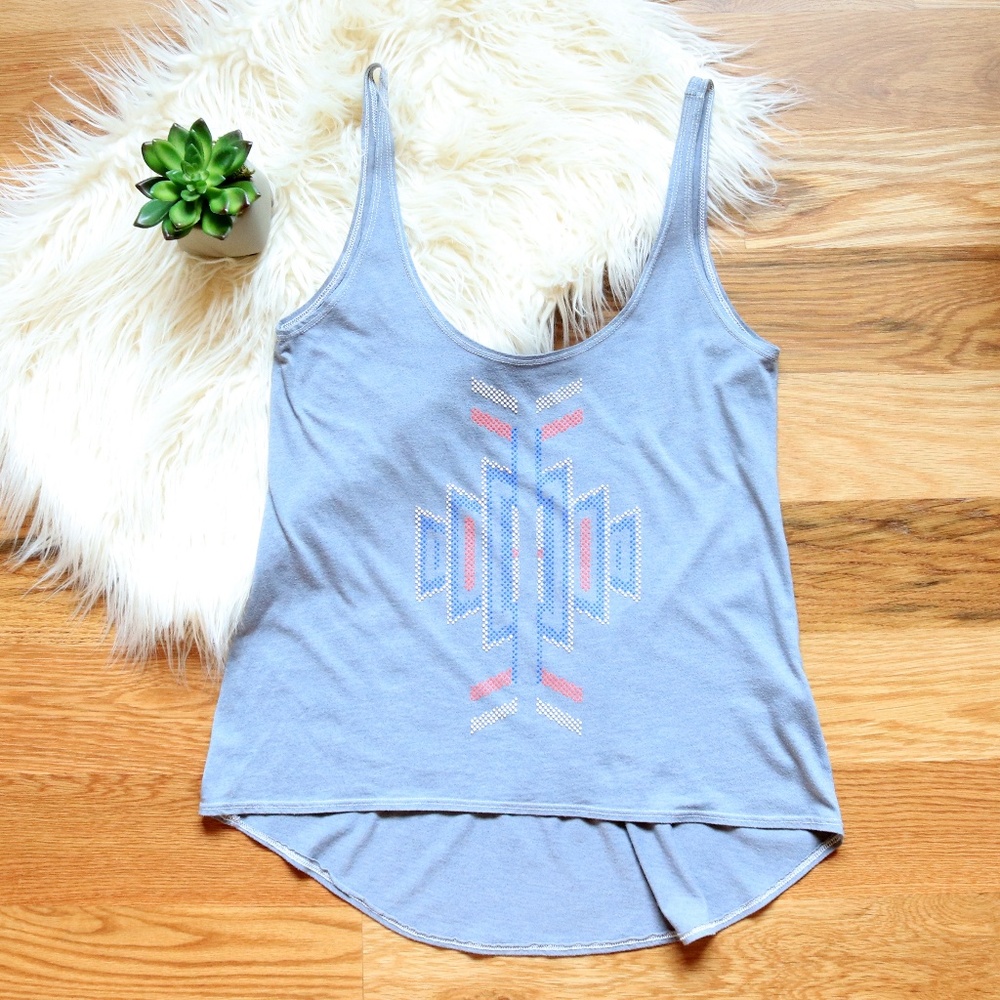 ⚡ FLASH SALE ⚡ Size M Chaser Gray Graphic Tank